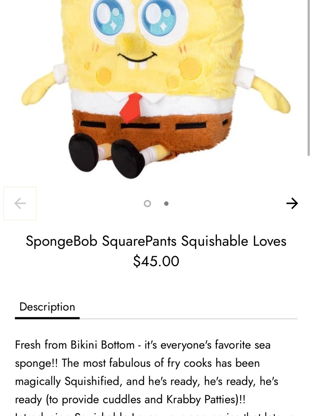 Squishables x SpongeBob - Picture 5 of 5